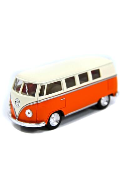 Kinsmart 1962 Volkswagen Classical Bus (Sarı-Krem) 1:32 Diecast Metal /