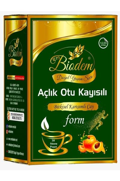 Embiodem Açlık Otu Kayısılı Bitkisel Form Detox Çayı 30’lu Süzen Poşet Çay 1 ...