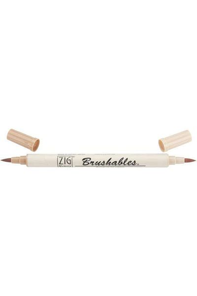 Zig قلم تحديد ذو طرف فرشاة بلونين من Brushables 064 Fawn