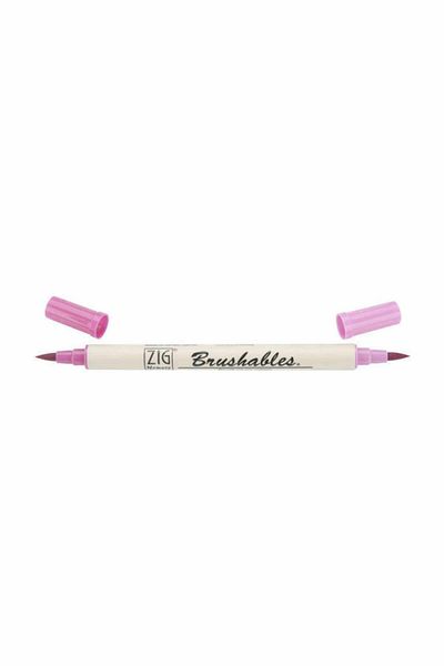 Zig Brushables 2 Color Tone Brush Tip Marker Pen 025 Pure Pink