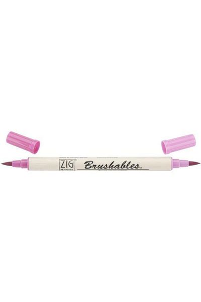 Zig Brushables 2 Color Tone Brush Tip Marker Pen 025 Pure Pink
