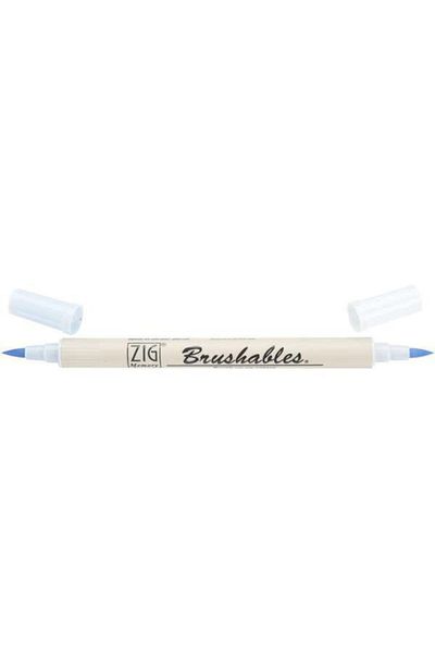 Zig Brushables 2 Color Tone Brush Tip Marker Pen 302 Powder Blue