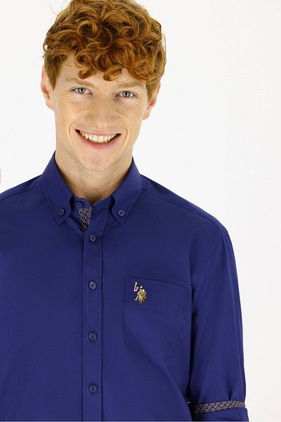 U.S. Polo Assn. Мъжка риза - тъмносиня