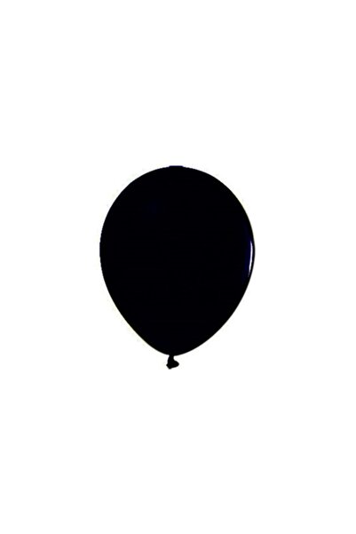 Doğumgünü Marketim Metallic Balloon 10 Pieces Black