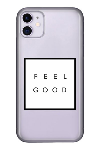 Cekuonline iPhone 11 Case Pictorial Silicone - Feel Good Stok1897