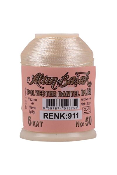 Altınbaşak Polyester Dantel İpliği 6 Kat No 911 50 20 gr