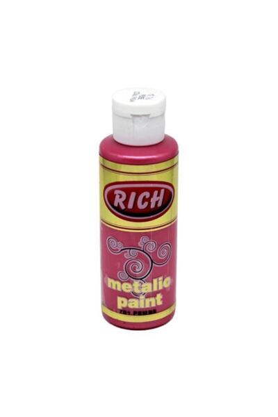 Rich Metalik Akrilik Boya 120cc. N:761 Pembe