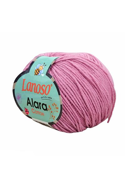 Lanoso Alara Βαμβάκι 50 γρ. Amigurumi Ipi 928 - Dusty Rose Πλεκτό νήμα