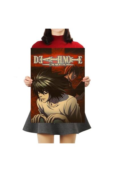 Caph Design Death Note - Anime Vintage Kraft Poster - 33x48cm
