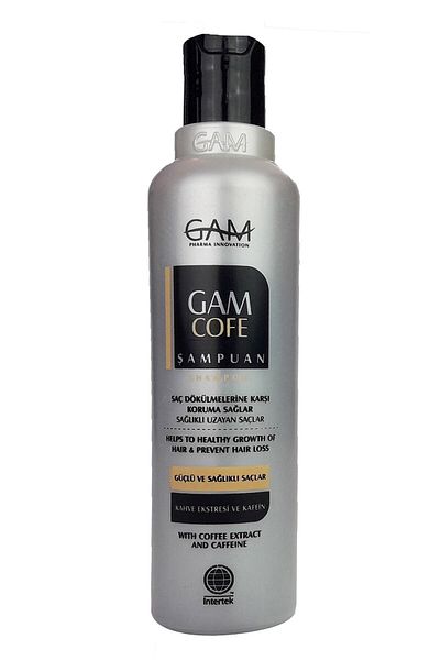 GAM Caffeine Shampoo - Anti-Hair Loss, Coffee for Weak and Thin Hair