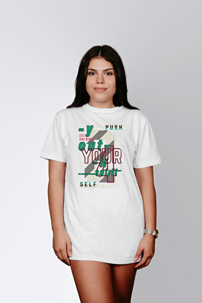 ErTaPassage Λευκό με τύπωμα Γυναικείο μπλουζάκι - Εκτυπωμένο με τον τίτλο, St...