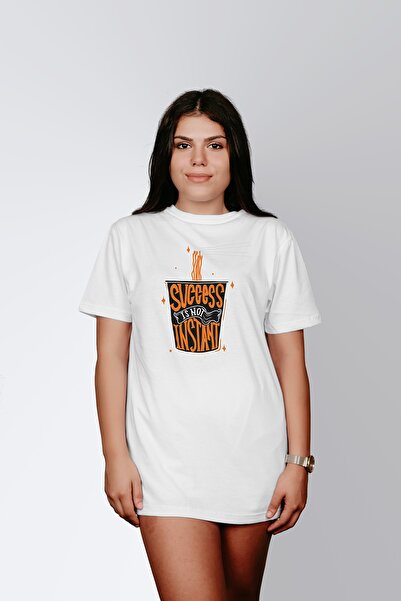 ErTaPassage Λευκό με τύπωμα Γυναικείο μπλουζάκι - Στιγμή Επιτυχίας, Γραπτό T5...