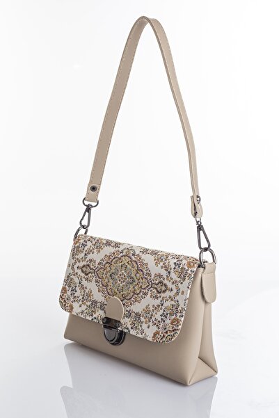 MOTTİF İSTANBUL Dokuma Deri Kadın El Omuz Çanta Mottif Istanbul Otantik 1036