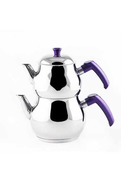 Güntem Fms Globe Series Mini Purple Teapot
