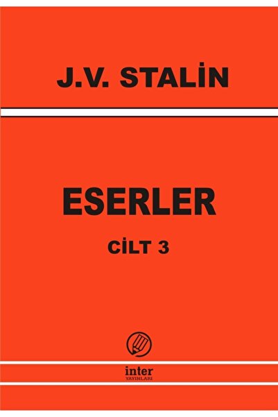 J. V. Stalin Eserler Cilt 3