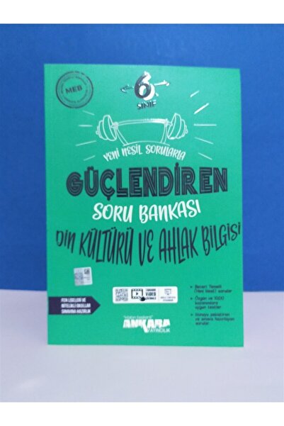 Ankara 6.sınıf Din Kültürü Ve Ahlak Bilgisi Güçlendiren Soru Bankası -