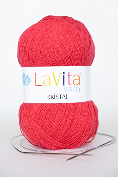 LaVita Yarn Crystal Fibre Amigurimi Ață de tricotat manuală Taka Yarn (4030-O...