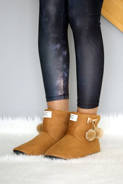 WMİLANO Γυναικείες παντόφλες με πούπουλα, βελούδινες, αντιολισθητικές σόλες, ...