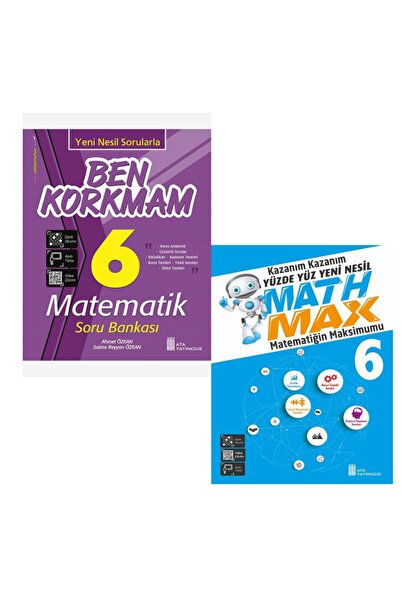 Ata Yayıncılık 6.sınıf Matematik 2 Li Set(6.sınıf Ben Korkmam Matematik+6.sın...