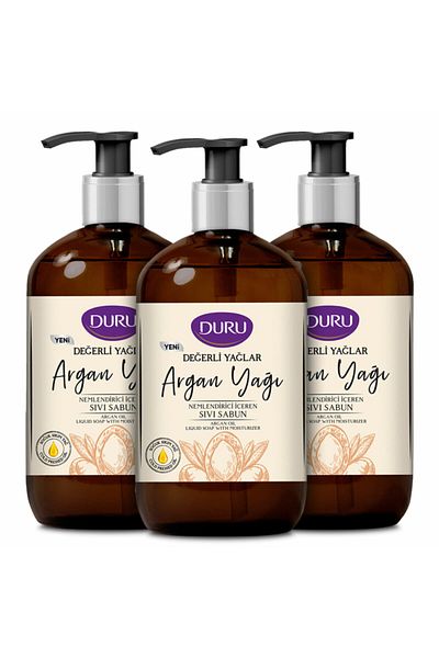 Duru Precious Oils Moisturizing Argan Oil Liquid Soap 3x500ml