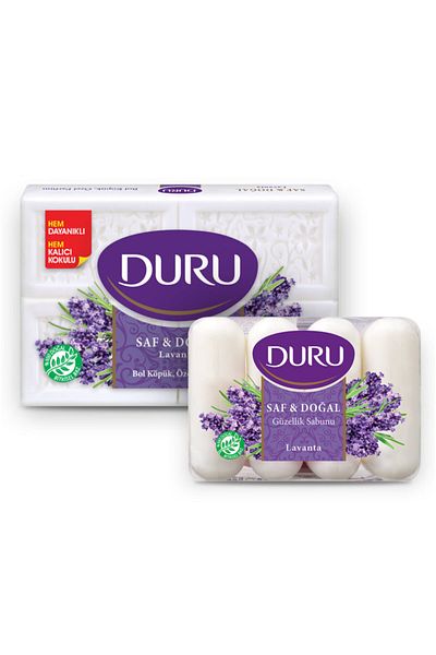 Duru Mold Soap Pure Natural Lavender 600gr And Beauty Soap Lavender 280gr