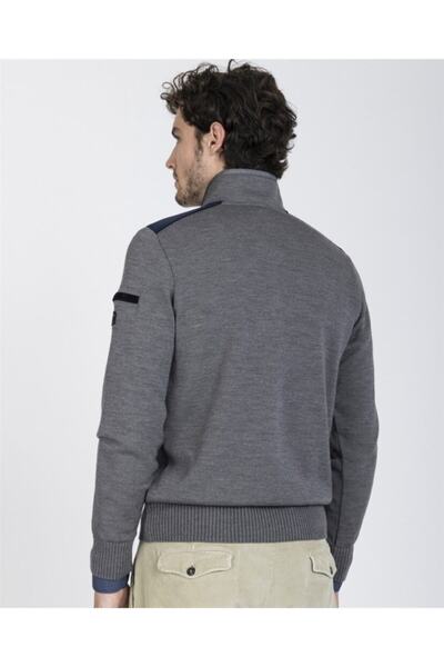 PAUL&SHARK Men's Ziped Pullover C.wWool