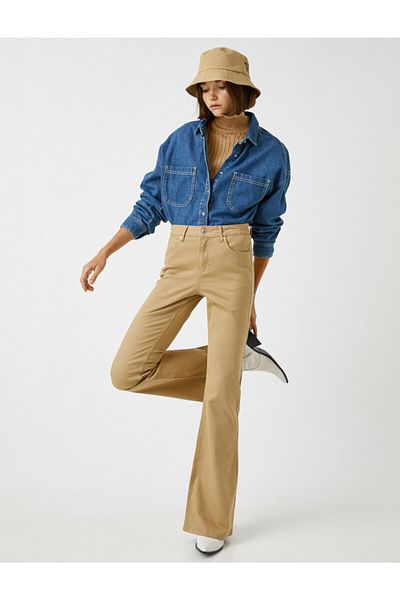Koton Normal Waist Flared Leg Jeans - Victoria Jean