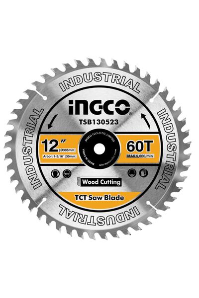 Ingco Δίσκος Widia για Ξύλο 305 χιλ. 60 δόντια