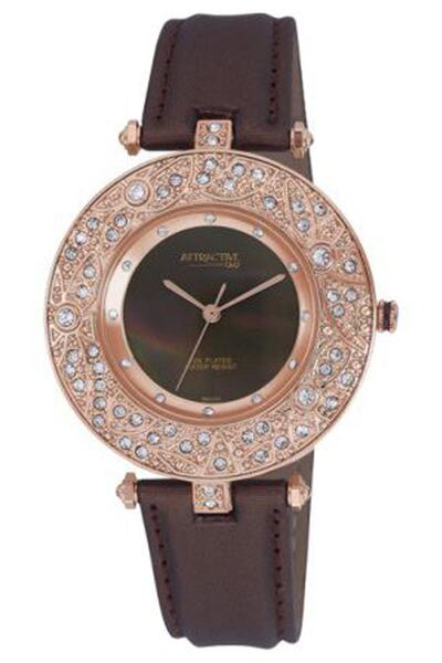 Q&Q Unisex Kahverengi Kol Saati 4966006949254