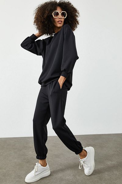 XHAN Sweatsuit - Black - Regular fit
