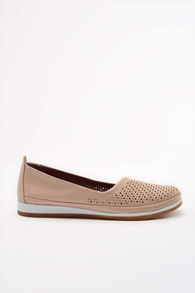 Yaya by Hotiç Loafer Shoes - Brown - Flat