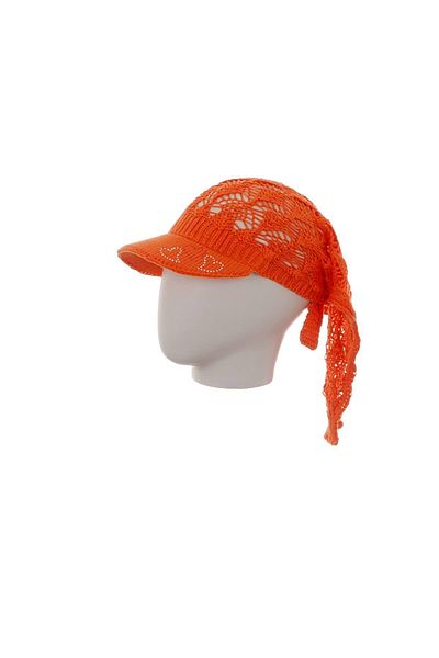 Fonem Network Knitted Bandana Orange Fo 110