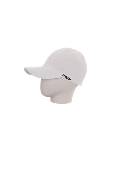 Fonem Flat Cap White Fo 103
