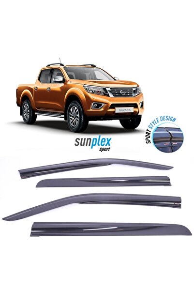 SUNPLEX Nıssan Navara 2006-2015 Modeller Için Cam Rüzgarlığı (mugen) 4 Prç. 1.sınıf Kalite