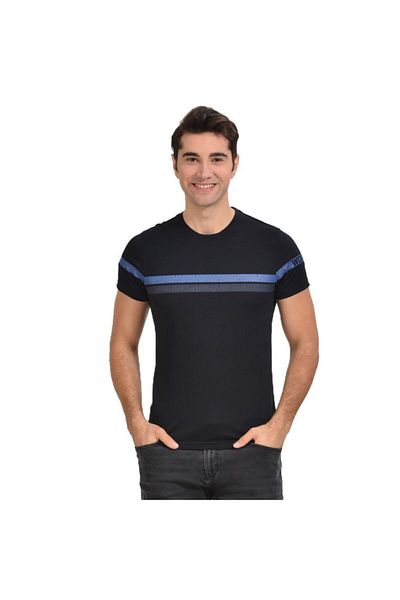 Woolnat Ανδρικό κοντομάνικο μπλουζάκι με στάμπα Merino Wool Line