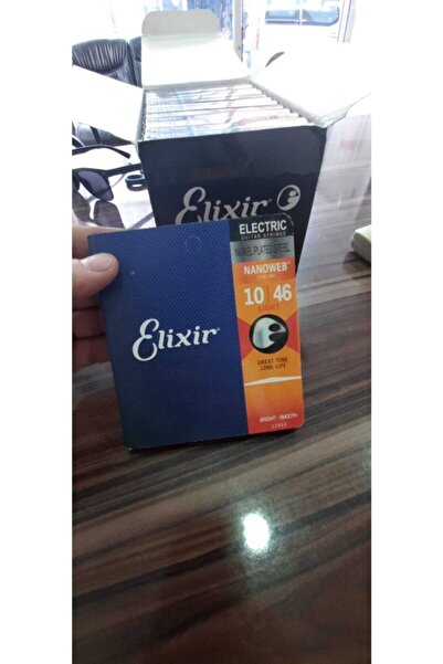 Elixir 12302 Nanoweb Baritone Elektro Gitar Teli (12-68)