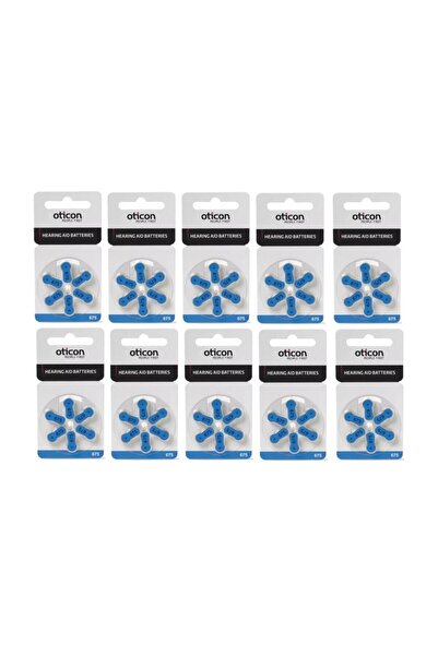 Oticon No:675 Işitme Cihazı Pili 6'lı-10 Paket 60 Pil