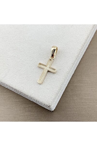 Seda Mücevherat Haç Altın Kolye Ucu