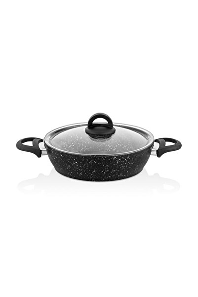 FALEZ Siyah Inci 26 cm Granit Karnıyarık Tencere