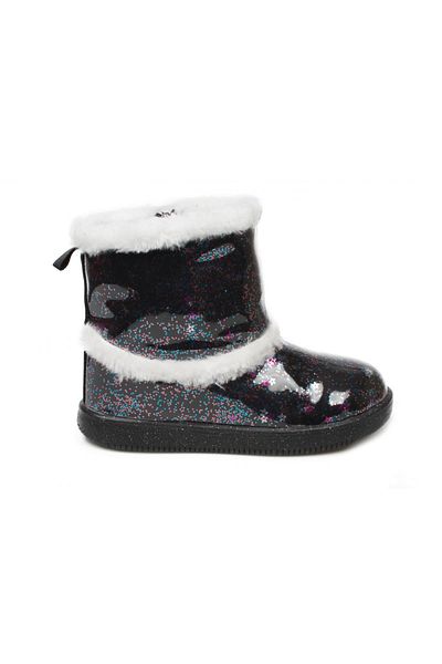 Vicco 220.f20k108 Comet Filet Lighted Boots Black Girl's Boots