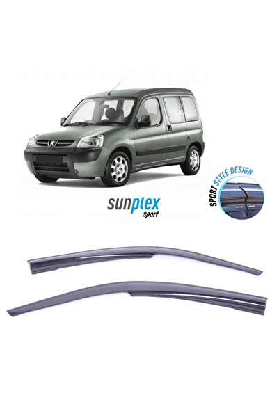 SUNPLEX Peugeot Partner 2002-2007 Modeller İçin Cam Rüzgarlığı Mugen 2 Parça 1.Sınıf Kalite