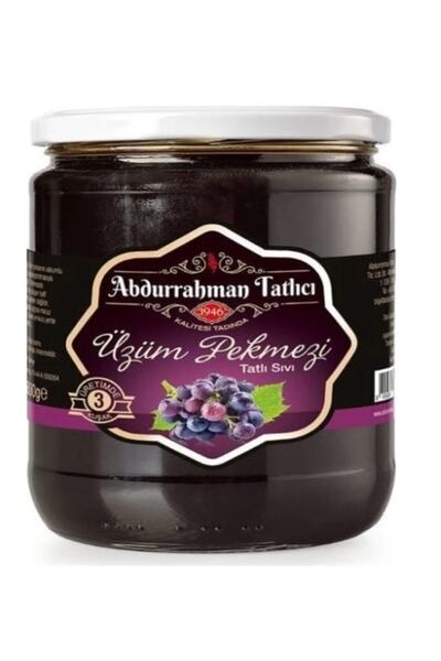 Abdurrahman Tatlıcı Üzüm Pekmezi Cam Kavanoz 800 gr