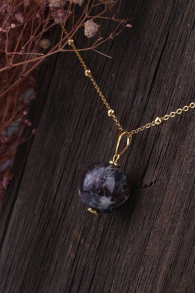 Dünya Doğal Taş Jasper Stone Women's Necklace -200169