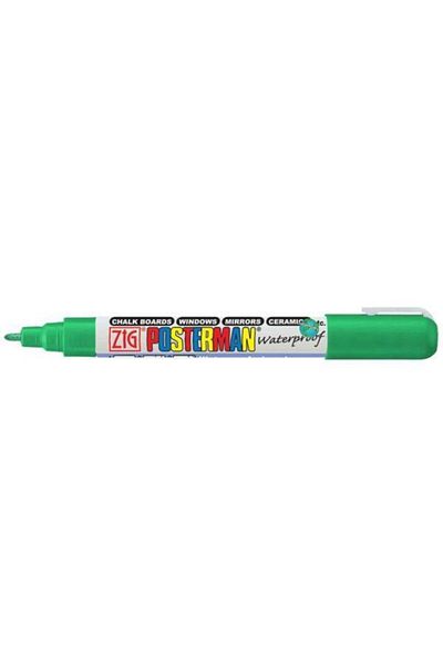 Zig Posterman Waterproof Painting Marker Fine Tip 1 Mm Green