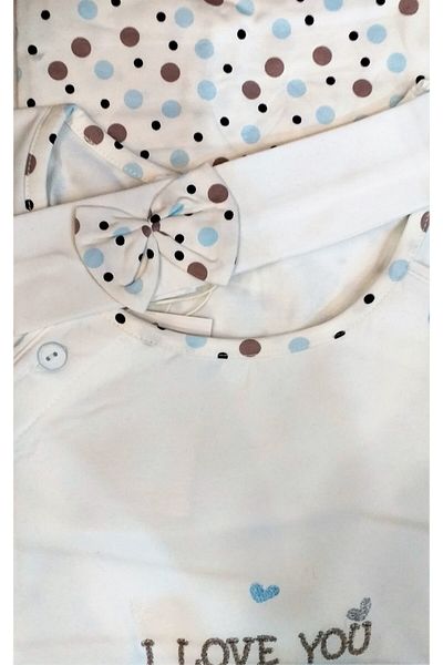 FLZ Set Pijama Maternitate Albastru
