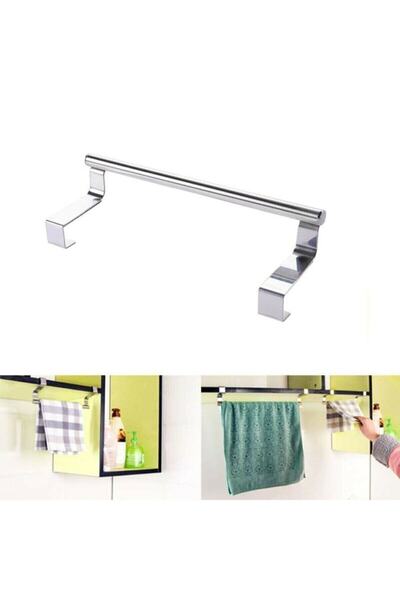 NEWSTORE HOME Lüx Görünümlü Dolap Kapağı Paslanmaz Metal Havlu Askılığı