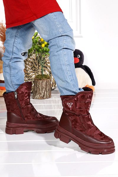 Aykatrend Kiko Kids Twg 820 - Κοριτσίστικα παπούτσια για χιόνι με θερμική γούνα