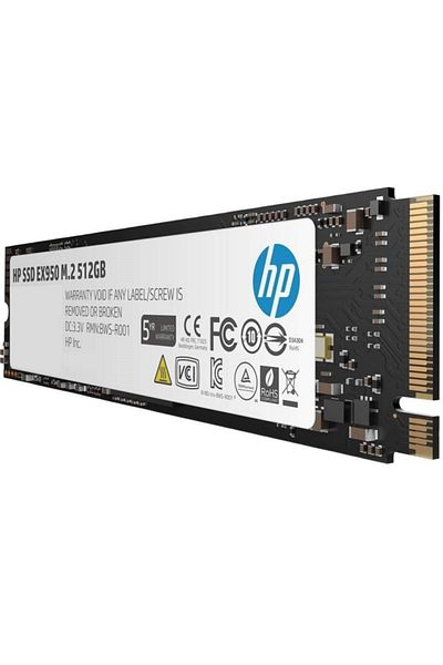 HP 512GB Ex950 5ms22aa 3500- 2250MB/s M2 PCIE NVMe Gen3 Disk