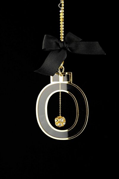 TASARIM ARABAM ATİKE ELİF AKIN زخرفة الرؤية الخلفية الشفافة باللون الذهبي حرف O