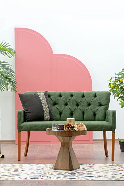 İskeletsan Aroma Ikili Kanepe Yeşil